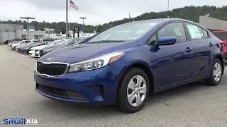 2018 Kia Forte LX in Deep Sea Blue with Black Interior