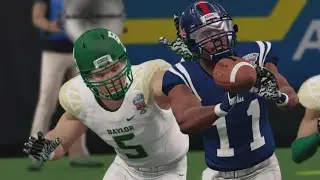 Allstate Sugar Bowl 2022 - Baylor vs Ole Miss - College Football 1/1/2022 Full Game Sim - NCAA 14