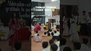 Thumak thumak song group dance video in school #shorts #thumakthumak