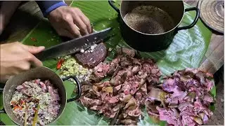 3 ngày 2 đêm Kiếm ăn trong rừng may mắn toàn thịt rừng & kiếm ăn mùa lạnh | Nhiệt Đới Vlog