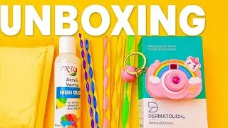UNBOXING OF RANDOM USEFUL PRODUCTS🌸💕Cute & Colorful Unboxing Haul 💖 Acrylic, Skincare & Accessories🌸