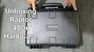 Unboxing Raptor 400x Hard Case for Camera Lens Drones Tool Box Tactical Equipment ASMR Lazada Shopee
