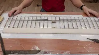 F5J, продолжаем делать центроплан. F5J, wing, we make a center section.