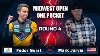 Fedor Gorst - Mark Jarvis | Midwest Open 2023 | ONE POCKET | ROUND 4