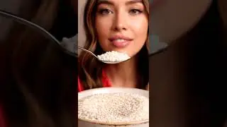 🍚 Girl Eating Uncooked Rice ASMR