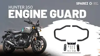 Royal Enfield Hunter 350 | Engine Guard | Installation - SPAREZO