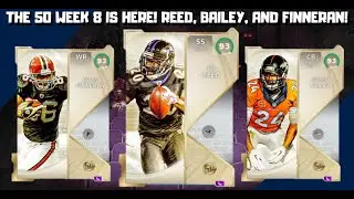 THE 50 WEEK 8 IS HERE! BRIAN FINNERAN, ED REED, CHAMP BAILEY! MADDEN 21 ULTIMATE TEAM |