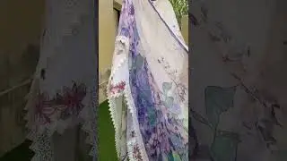 Beautiful White Dress Light & Dark Contrast  Stitched In Uae | Aneelas Dresses Online Branded  