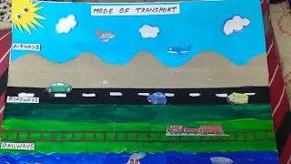 Modes of Transport Chart work #diy #schoolcraft