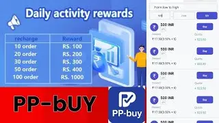 PPbuy Earning app | incoinpay || AK pay new application #earnmoneyonline referral 500 