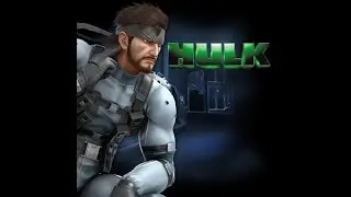 Solid Snake Metal Gear [Model Swap] | The Hulk 2003: Video Game (PC) [MOD]