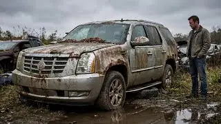 Full Restoration Cadillac Escalade 2011 SUV From Abandoned To Looking New | ASMR Car Restoration