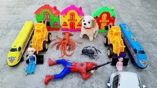 Spider man trackort tordiya hulk ne spider manko mara👌#gaddiwalacartoon #toy 