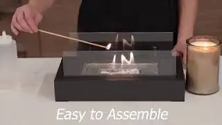 Table Top Bio Ethanol Heater Rectangular Design
