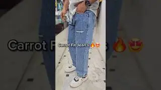 Carrot Fit Jean's 🔥🤩 28 to 36  #shorts #menswear mens