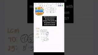 What is the product of LCM of 70 and 25 with the greatest common factor of 35 and 25?