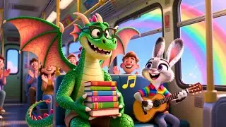Beep Beep Bus Fun Day 🚌🎵 | Kids Song Adventure | Playful Nursery Rhyme