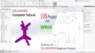 Solidworks Tutorial | Solidworks Exercise for Beginner 07 | Solidworks Beginner Tutorial