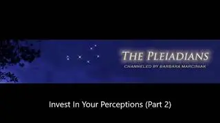 Barbara Marciniak - Invest In Your Perceptions (Part 2)