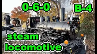 Steam Locomotive 0-6-0 Whistle Blowing PRR B4a switcher engine