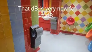 PHSWHWD Airforce, Dyson Airblade AB03, Dyson dB and a Dyson Airblade AB01 at Hamleys, London