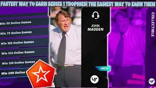 THE FASTEST WAY TO GET SERIES 1 TROPHIES! EARN TONS OF TROPHIES SUPER FAST! | MADDEN 21