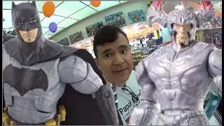 Papai RG foi na Loja Circus de brinquedos PAGAR ! Homem Aranha Batman versus Steppenwolf bonecos DC