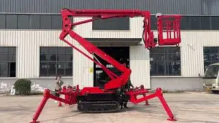 Remote Control Tracked Cherry Picker Boom Lift Crawler Spider Lift For Sale