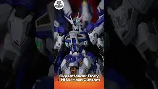 Sky Defender Body+ HI NU Head Custom Build #custom #ガンプラ #ガンダム #gundam #gunpla #건담 #건프라