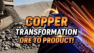 Copper: From Ore to Amazing Products!#CopperProcess #HowCopperIsMade #MiningExplained