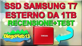 SSD SAMSUNG T7 esterno da 1TB - RECENSIONE+TEST 🔝💥