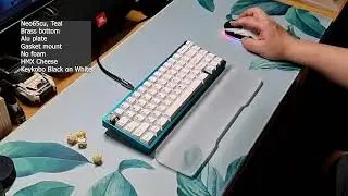 Neo65cu with HMX Cheese Typing Test