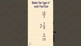 Can you name these types of fractions? #minitymaths #fractions #mathshelp