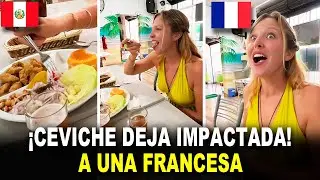 Esta extranjera qued&oacute; IMPACTADA al probar el ceviche de la comida peruana