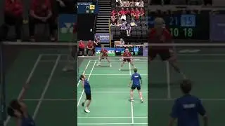 Badminton European U17 Team Championships 2023 Smash #badminton #yonex #shorts
