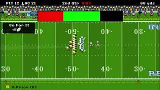 66 yard field goal recreation in retro bowl before halftime