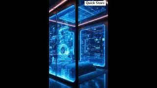 Cyberpunk Bedroom Tour 🌌🚀 #shorts