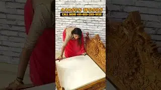 Kanha ji bed design - wooden bed - Laddu gopal ji bed #ytshort