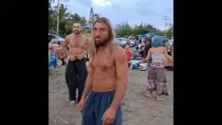 Drum Circle Dancing  #bigisland #beach #hawaii #drumcircle #music #drum