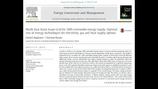 Northeast Asia's Renewable Super Grid Opportunity