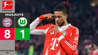 FC Bayern M&uuml;nchen - VfL Wolfsburg | 8:1 | Highlights | Bundesliga 2025/26 | Bayern Wolfsburg