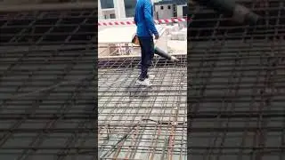 ground floor slab cleaning with an air blower . #construction #slab #buildersclean