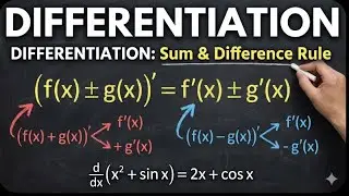 differentiation of sum or difference of two functions
