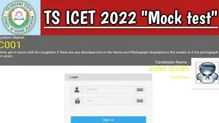 TS ICET 2022 Mock test ||ICET Mock test|| TS ICET 2022.