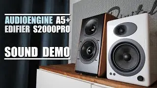 Edifier S2000 Pro vs Audioengine A5+  ||  Sound Demo w/ Bass Test