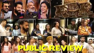 RRR Movie Public Review | RRR Public Reaction | N. T. Rama Rao Jr., Ram Charan, Ajay Devgn, Alia