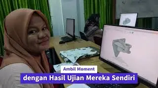 Uniknya Ujian Final Menggambar Teknik, 80% Sukses.