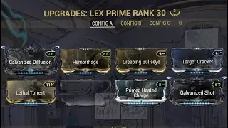 testing Lex incarnon (2 forma, 7/8 mods) one shot steel path