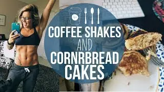 Coffee Shakes + Cornbread Cakes (2 QUICK & EASY PROTEIN RECIPES!)