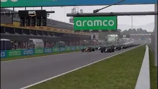 F1 24 My Team season 9 Round 7 at Barcelona GP broadcast